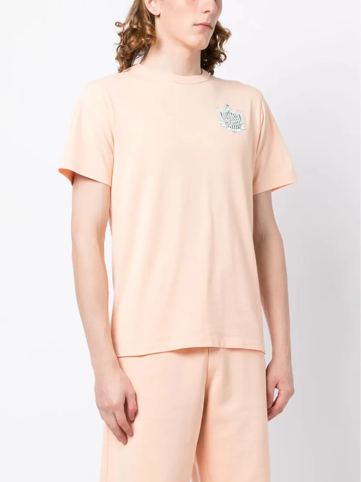 Maison Kitsuné ロゴプリント コットン Tシャツ - Pink - 画像3