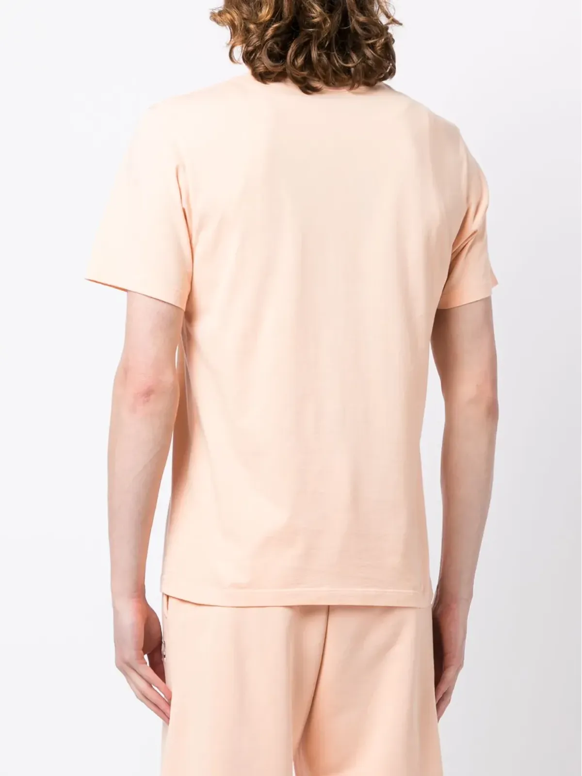 Maison Kitsuné ロゴプリント コットン Tシャツ - Pink - 画像4
