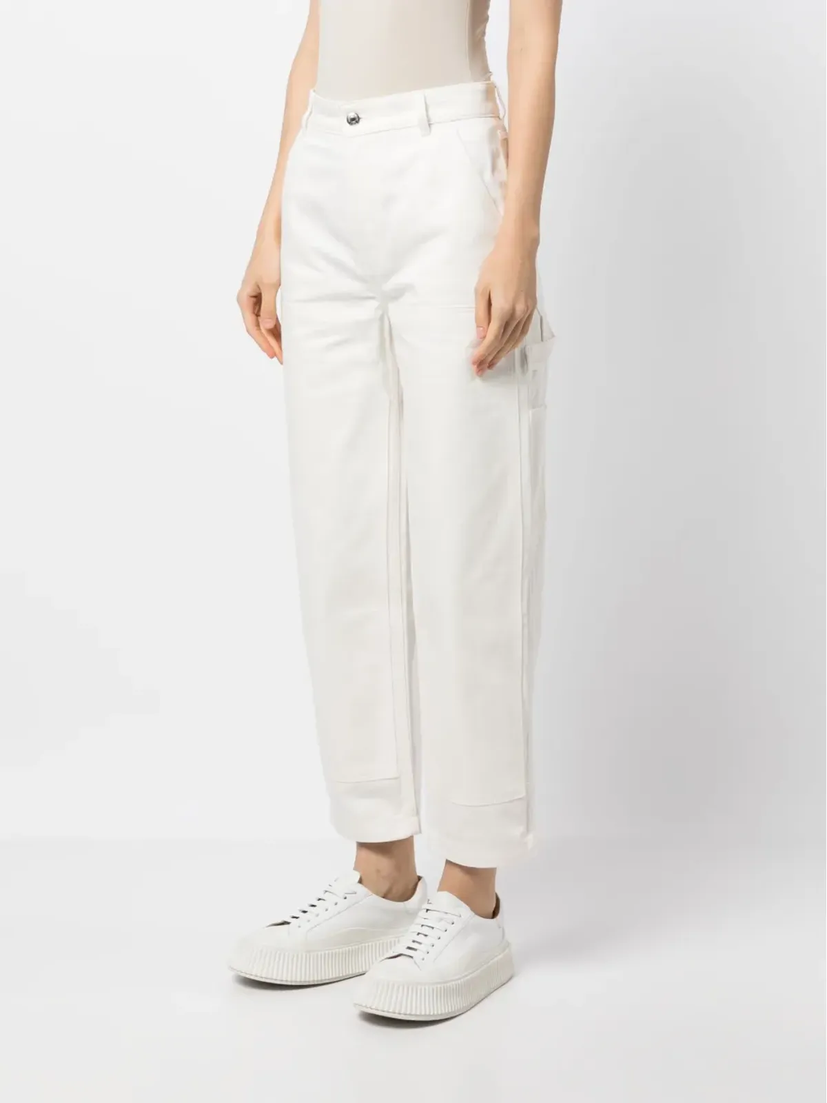 Maison Kitsuné クロップドストレートジーンズ - 画像3