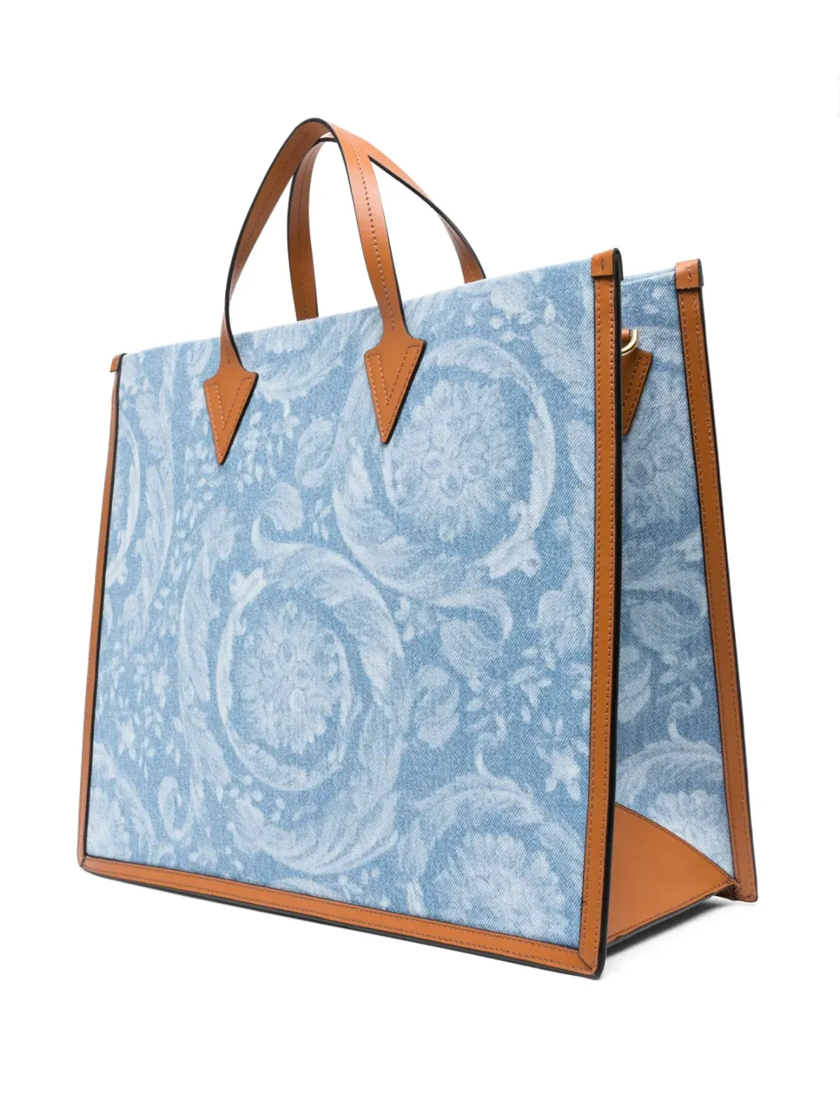 Versace 全面デニムのトートバッグ - 画像3