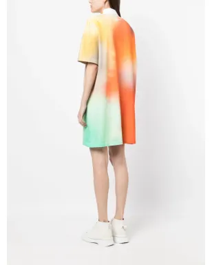 Maison Kitsuné アブストラクトプリント ポロドレス - サムネイル4