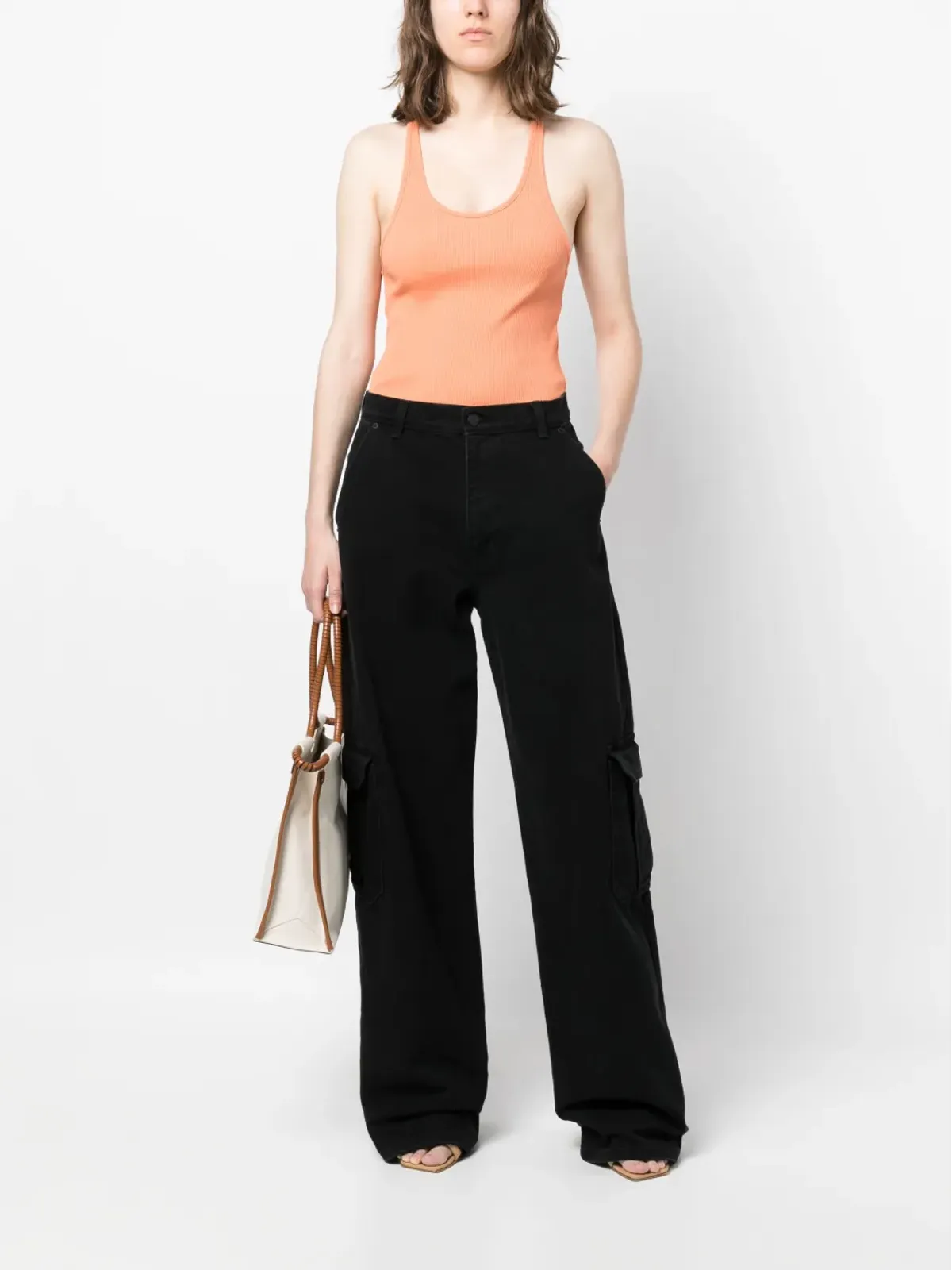ISABEL MARANT テネシー コットン タンクトップ - オレンジ - 画像2