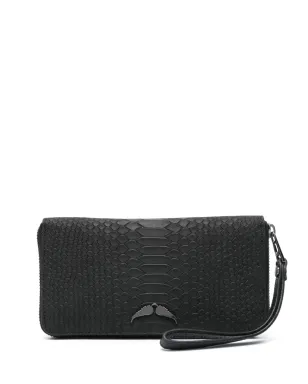 Zadig&Voltaire クロコダイルエフェクトレザー 財布 - ブラック - サムネイル1