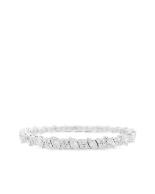 HYT Jewelry 18Kホワイトゴールド ダイヤモンド ブレスレット - サムネイル1