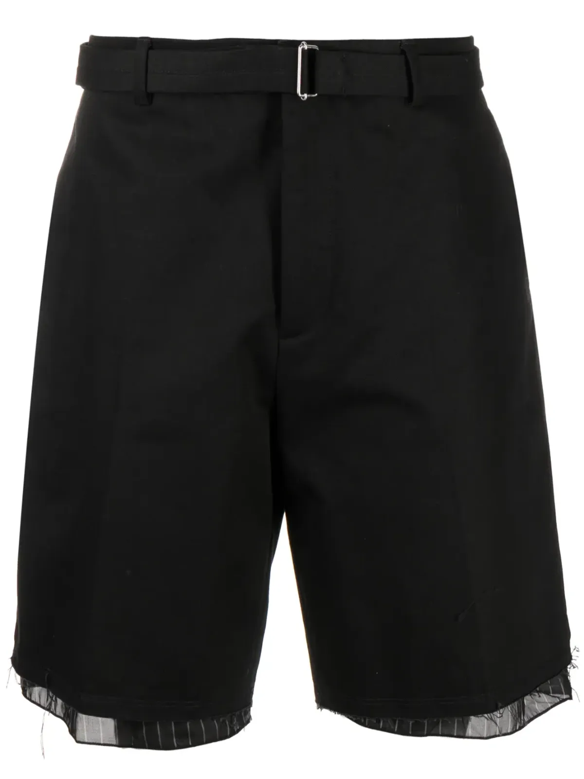 Lanvin コントラストトリム コットン バミューダショーツ - 画像1