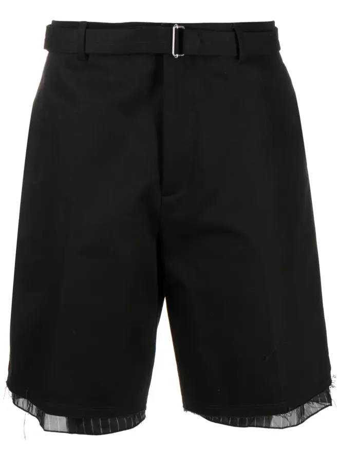 Lanvin Lanvin コントラストトリム コットン バミューダショーツの商品画像