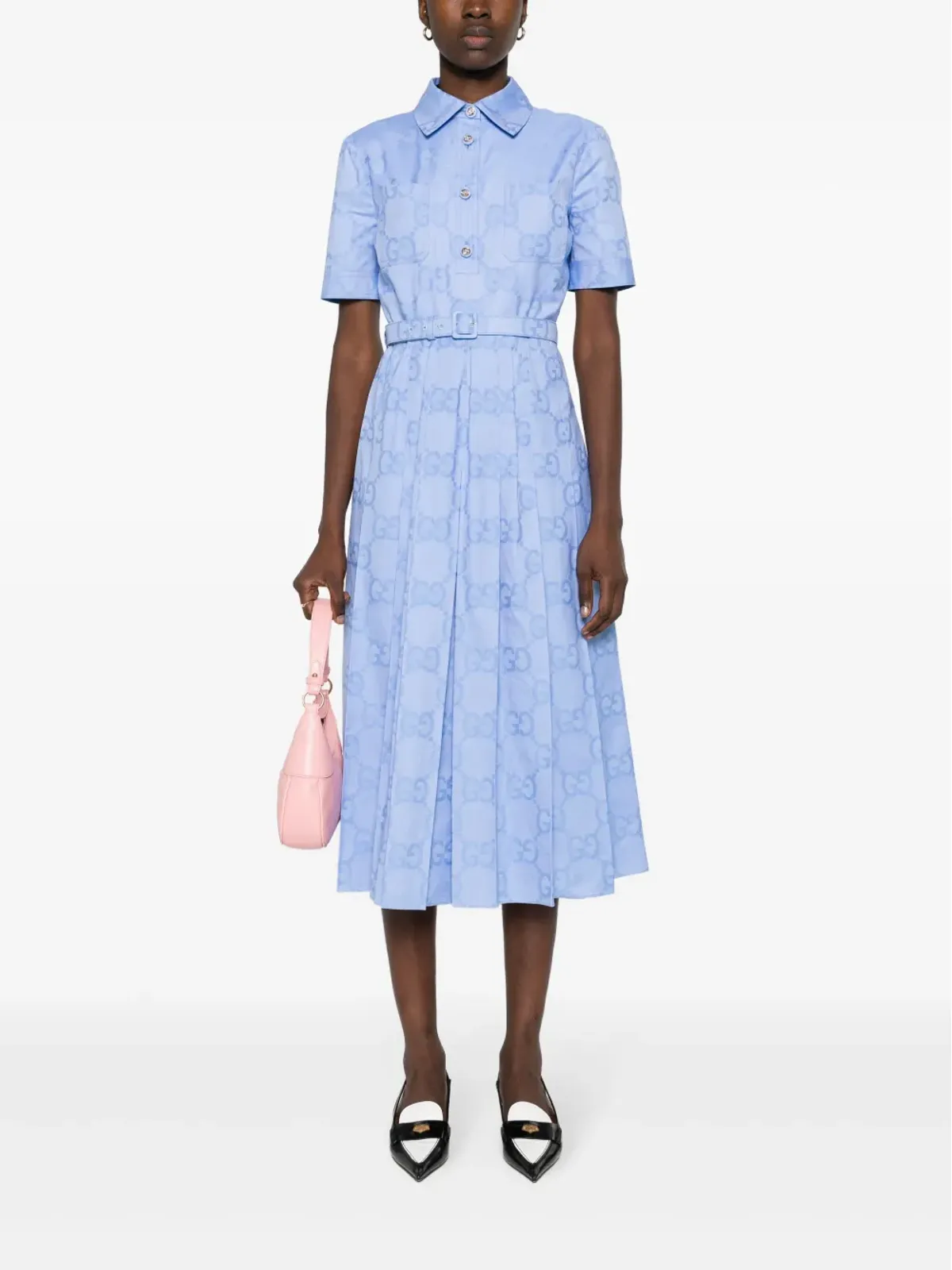 Gucci GGジャカード ミディドレス - 画像2
