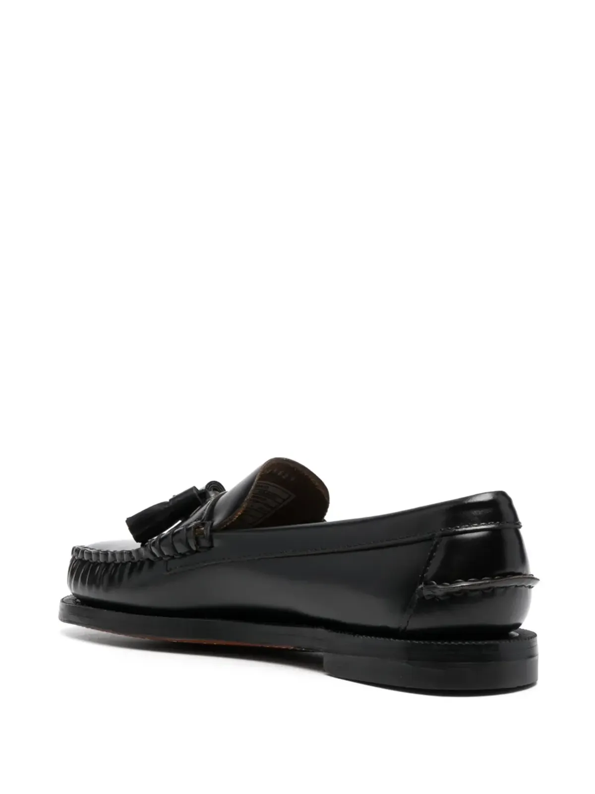 Sebago タッセル付きレザー ローファー - ブラック - 画像3