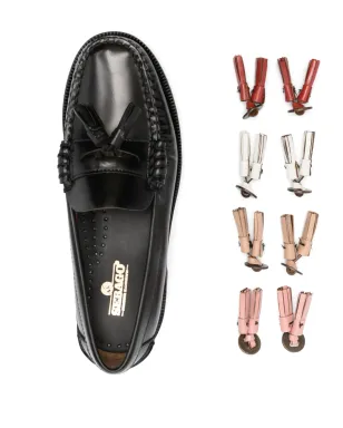 Sebago タッセル付きレザー ローファー - ブラック - サムネイル4