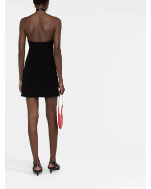 Courrèges リブニットホルターネックミニドレス - サムネイル4