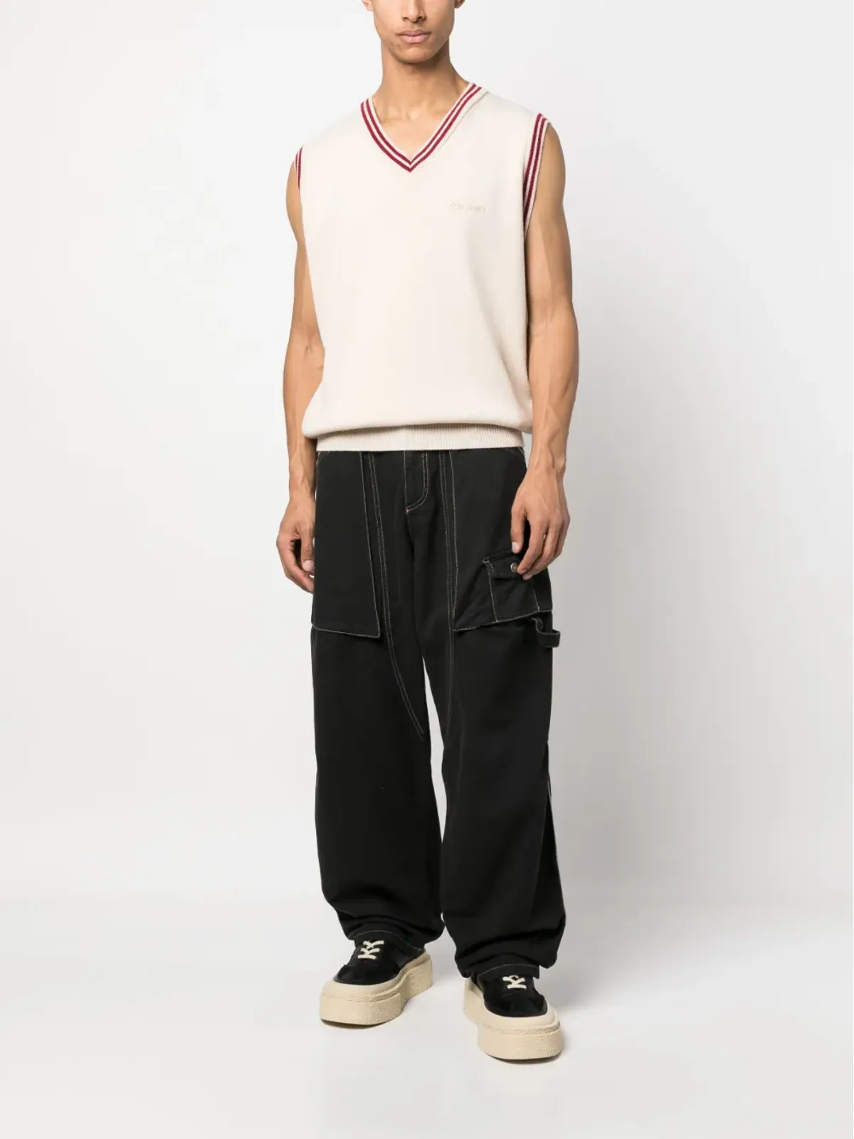 MARANT Parker ワイドレッグパンツ - 画像2