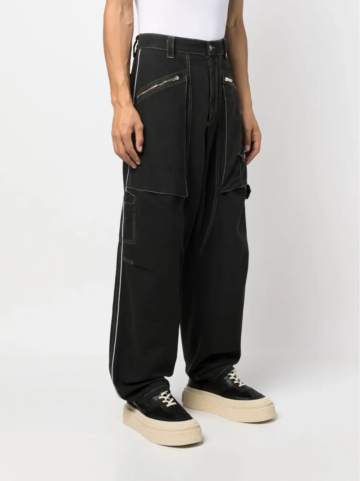 MARANT Parker ワイドレッグパンツ - 画像3