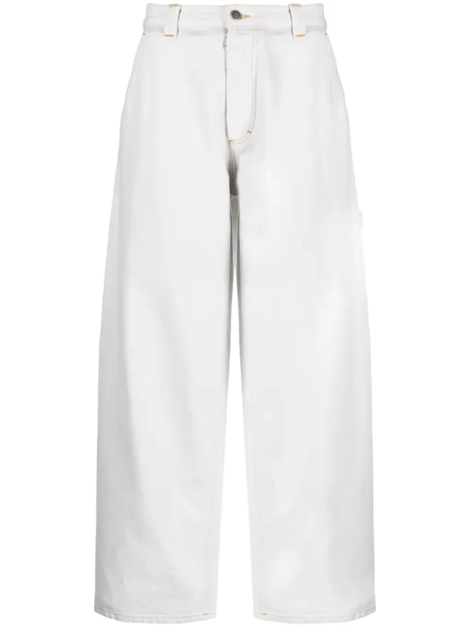Maison Margiela Maison Margiela ミッドライズ・ワイドレッグジーンズの商品画像