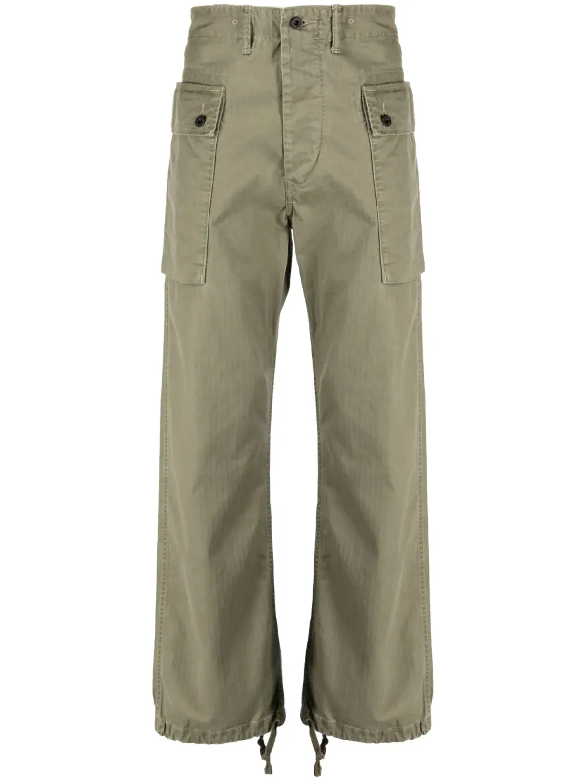 Ralph Lauren RRL ヘリンボーンフィールドカーゴパンツ - Green - 画像1