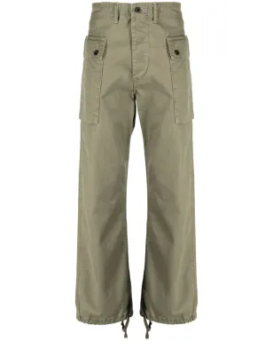 Ralph Lauren RRL ヘリンボーンフィールドカーゴパンツ - Green - サムネイル1