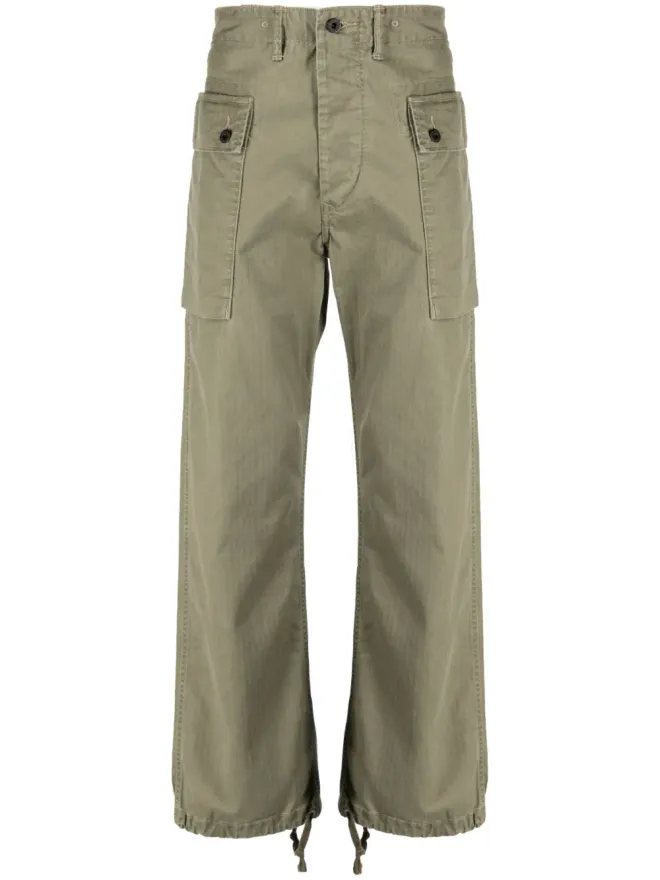 Ralph Lauren RRL Ralph Lauren RRL ヘリンボーンフィールドカーゴパンツ - Greenの商品画像