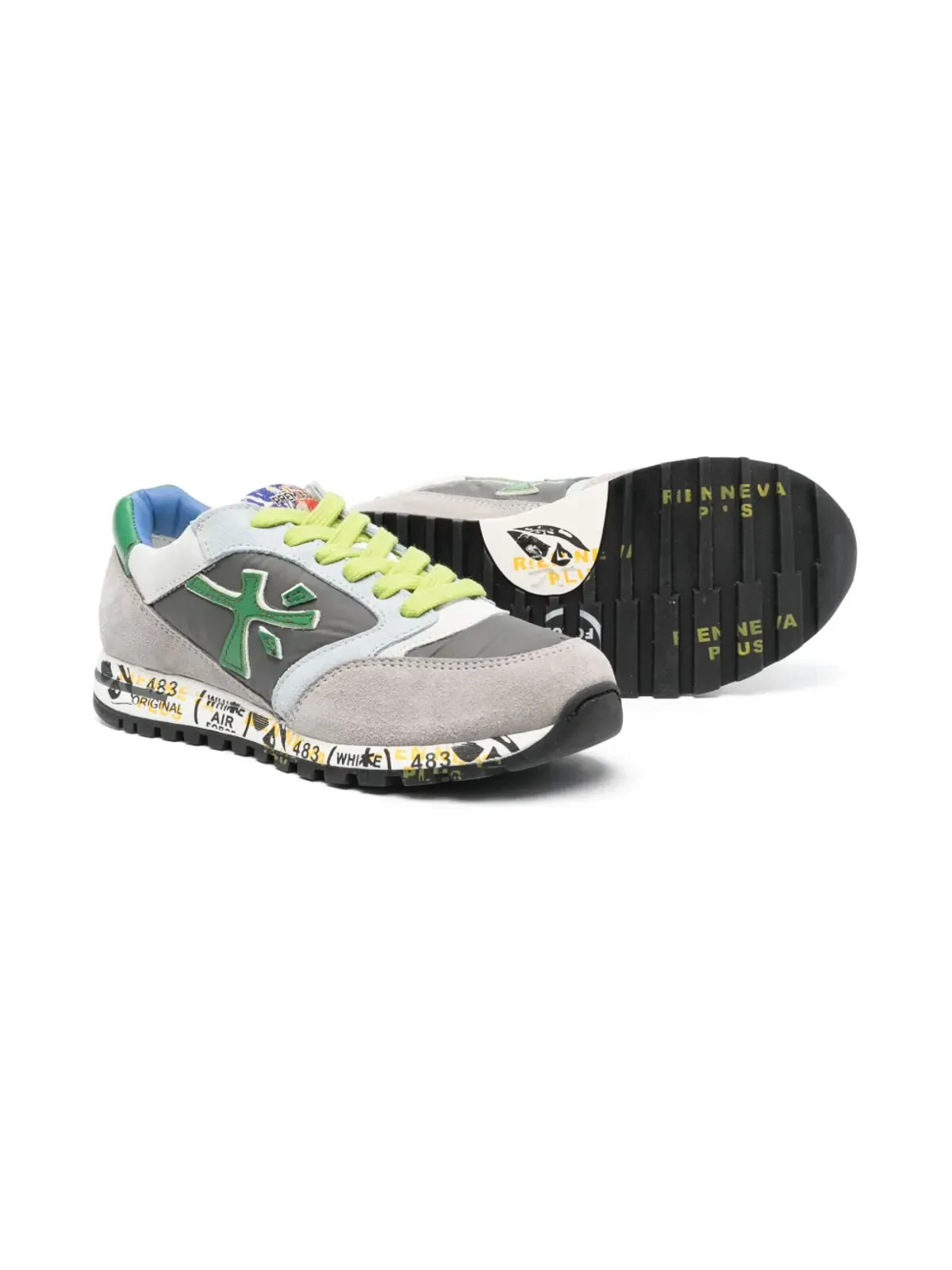 Premiata Kids ルーシー ロートップスニーカー - グレー - 画像2
