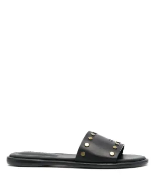 ISABEL MARANT Vikee スタッズ装飾スライド - ブラック - サムネイル1