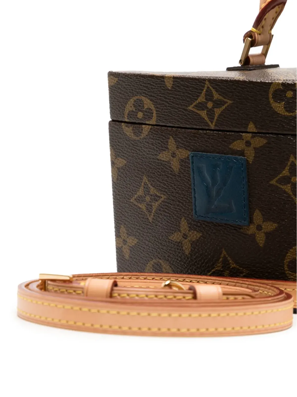 Louis Vuitton Pre-Owned x Frank Gehry 2014 Twisted Box two-way bag - Brown - 画像4