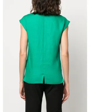 Versace Pre-Owned 1970s V-neck vest - Green - サムネイル4