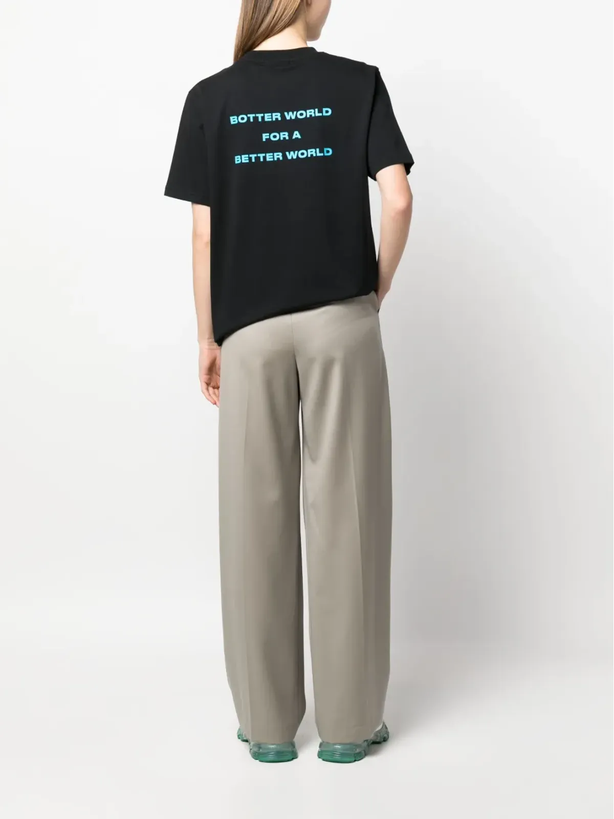 Botter スローガンプリント クルーネック Tシャツ - 画像2
