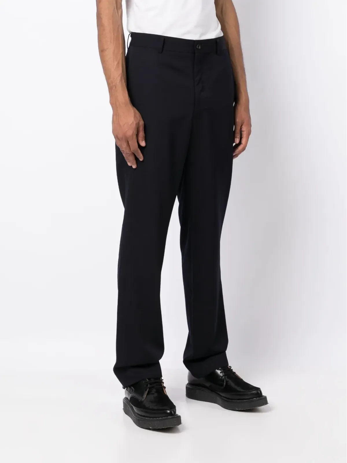 Comme des Garçons Homme Plus ストレートレッグ ウールパンツ - 画像3