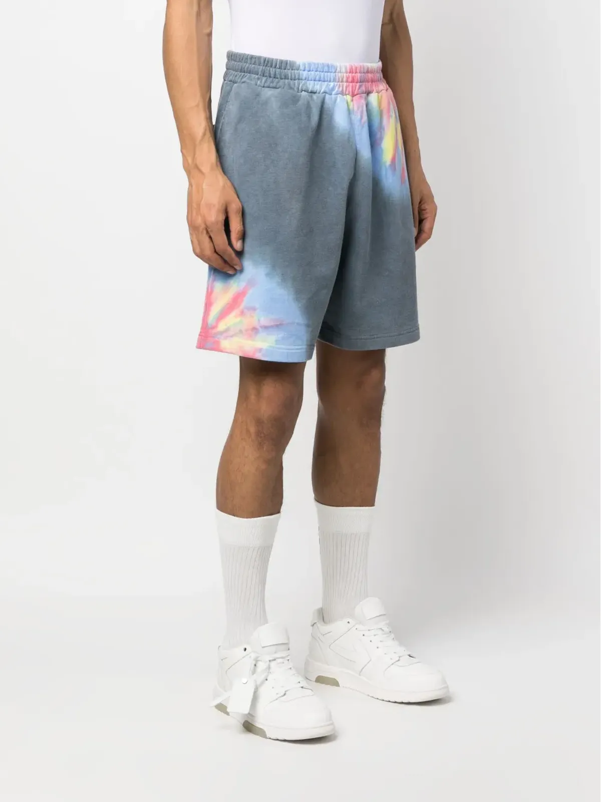 MSGM タイダイプリント コットンショーツ - 画像3