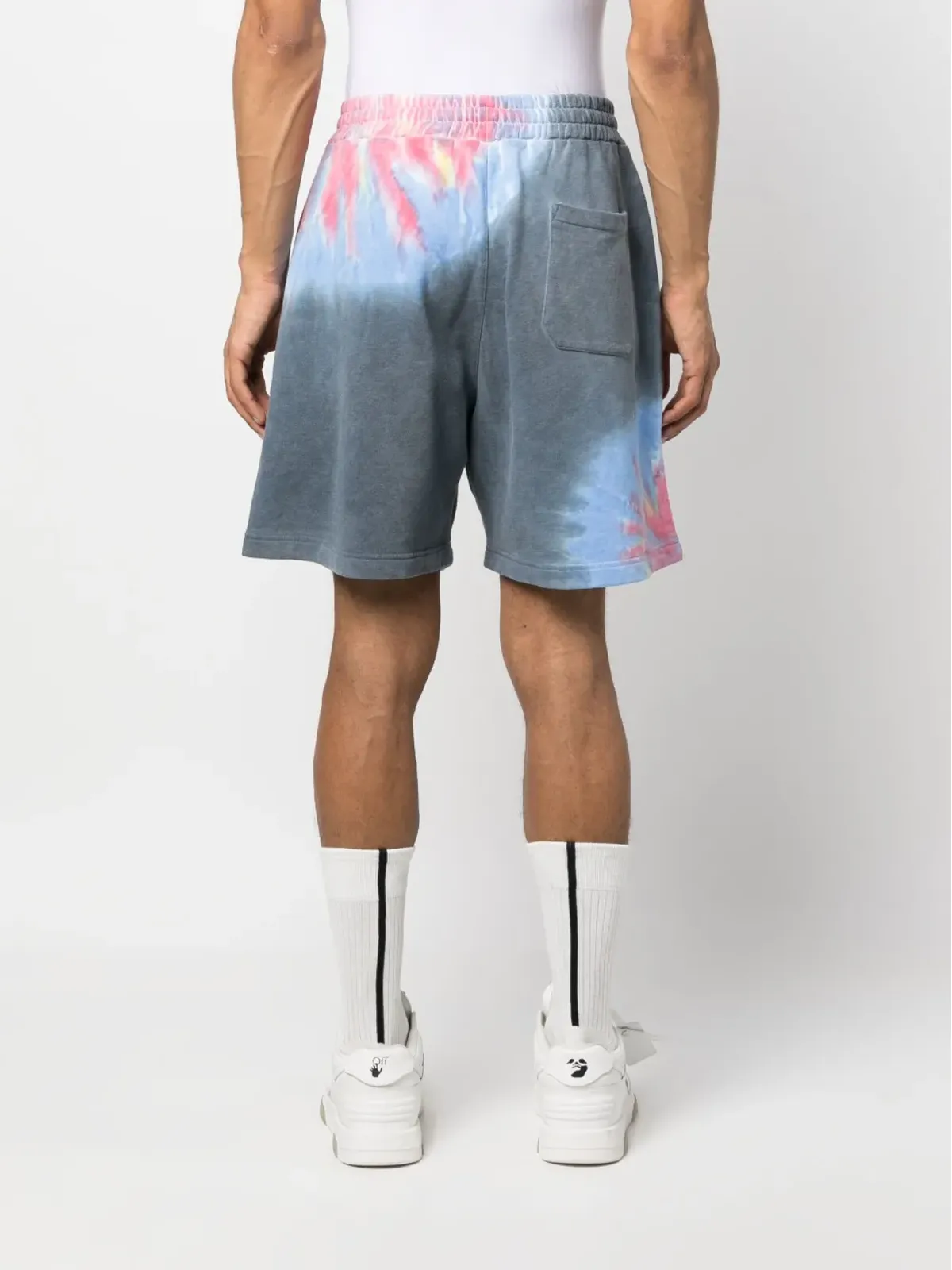 MSGM タイダイプリント コットンショーツ - 画像4