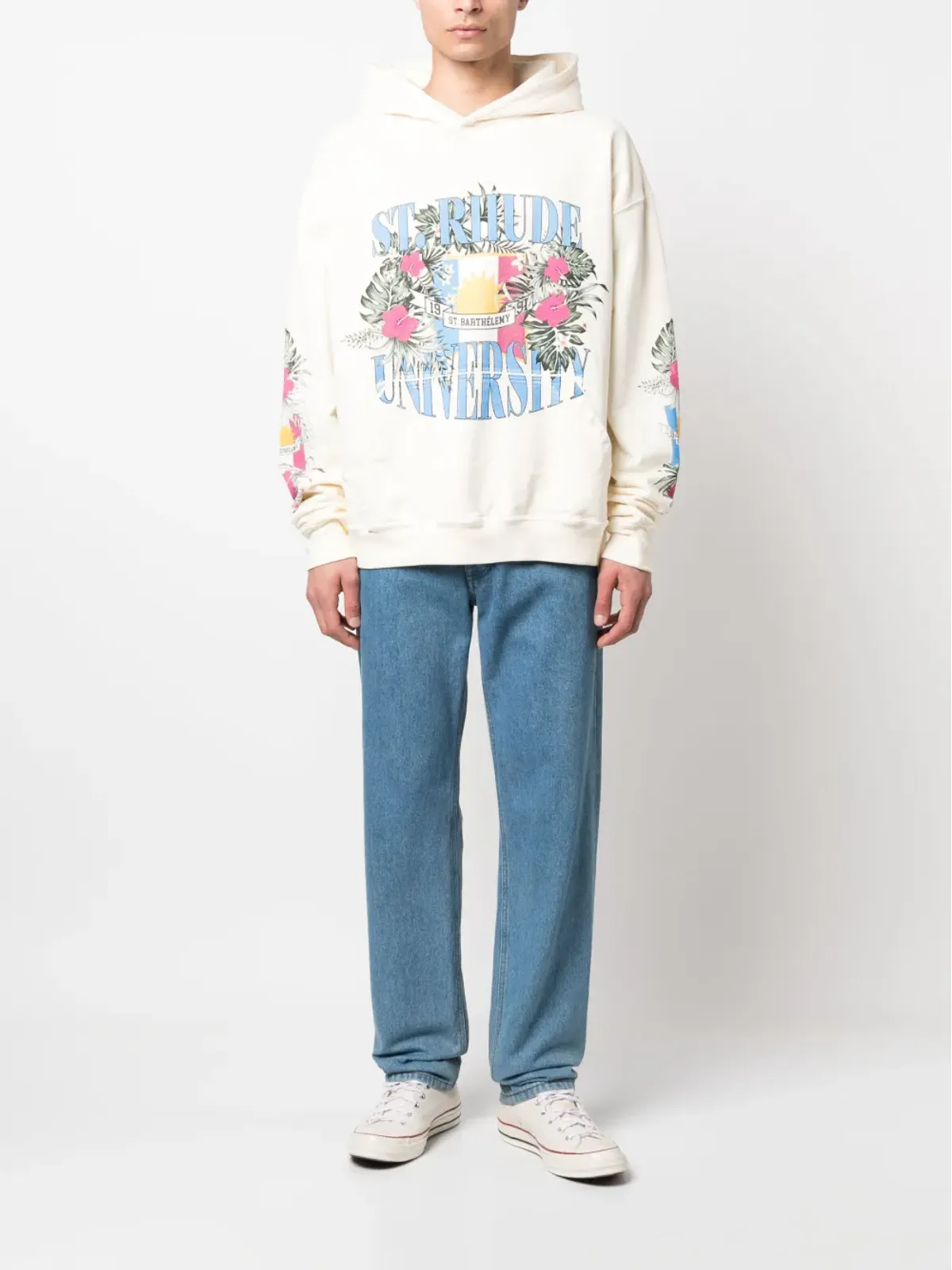 RHUDE グラフィックプリントフーディー - 画像2