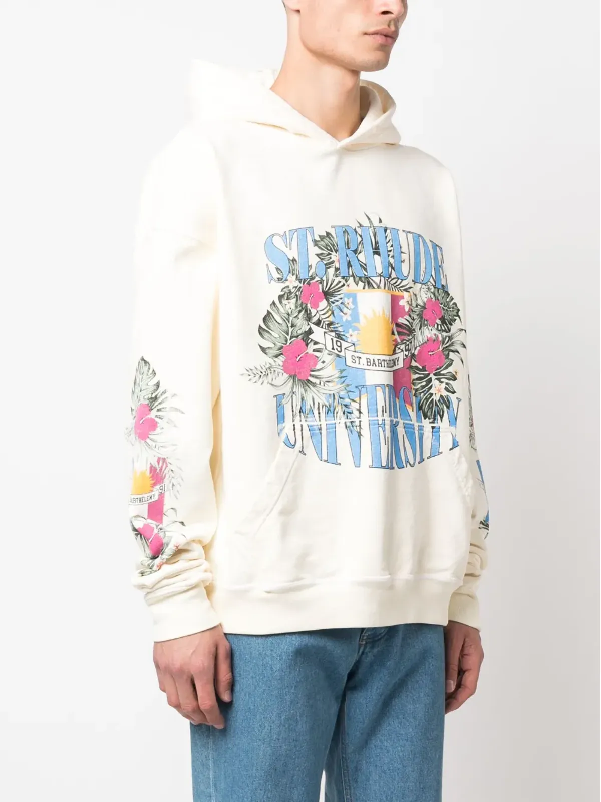 RHUDE グラフィックプリントフーディー - 画像3