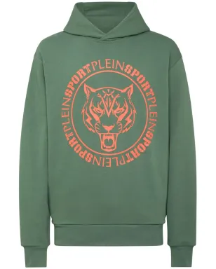 Plein Sport トラ柄 ロングスリーブ スウェットシャツ - グリーン - サムネイル1