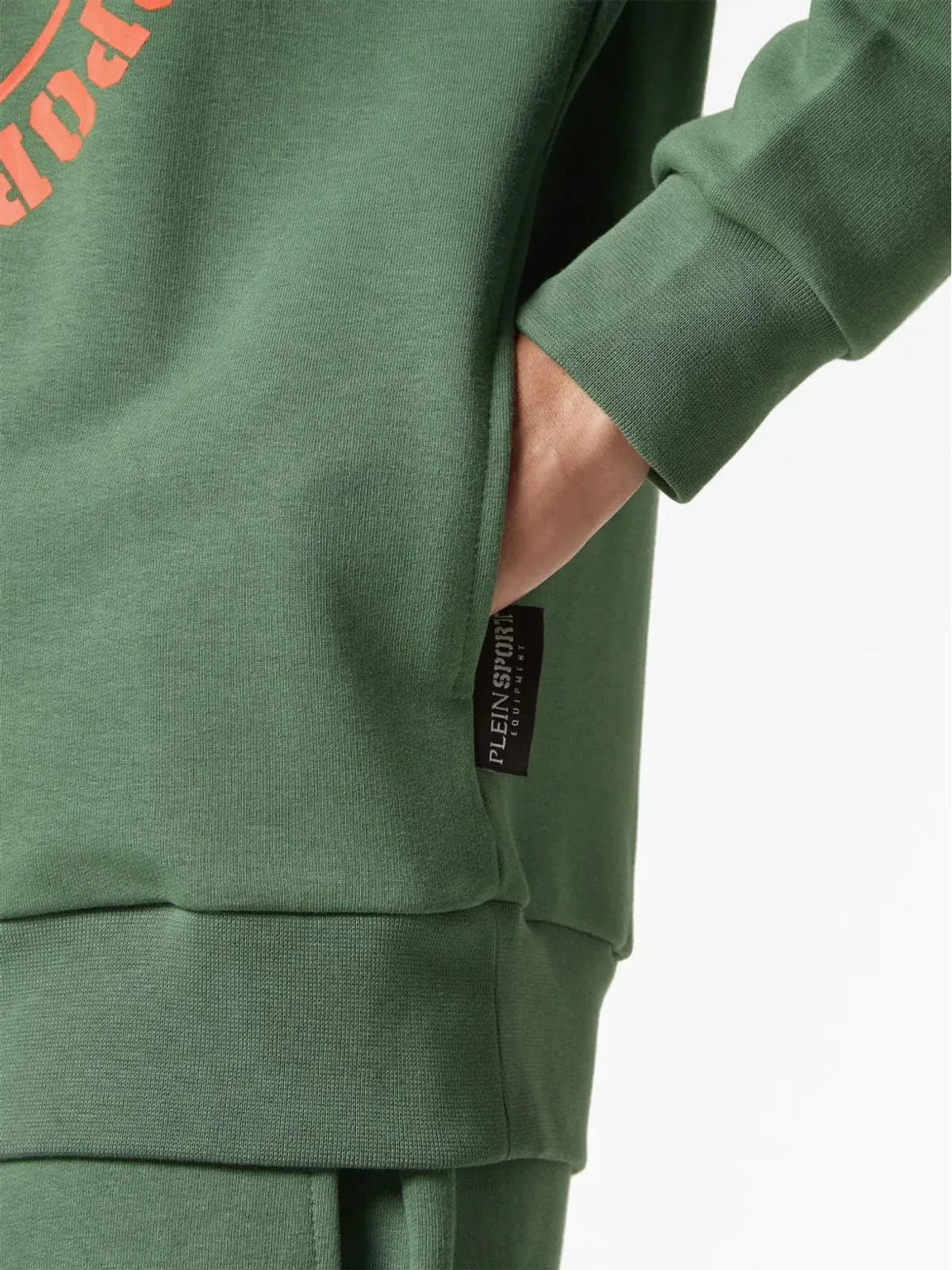 Plein Sport トラ柄 ロングスリーブ スウェットシャツ - グリーン - 画像5