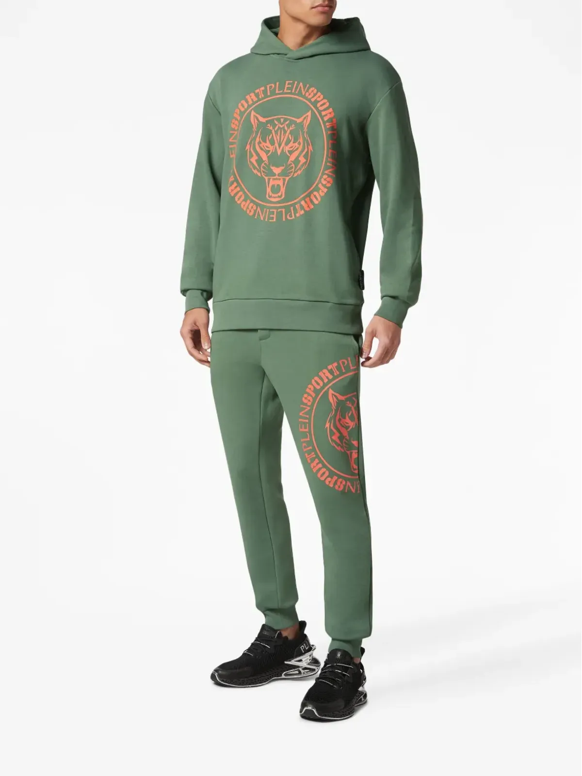 Plein Sport トラ柄 ロングスリーブ スウェットシャツ - グリーン - 画像2