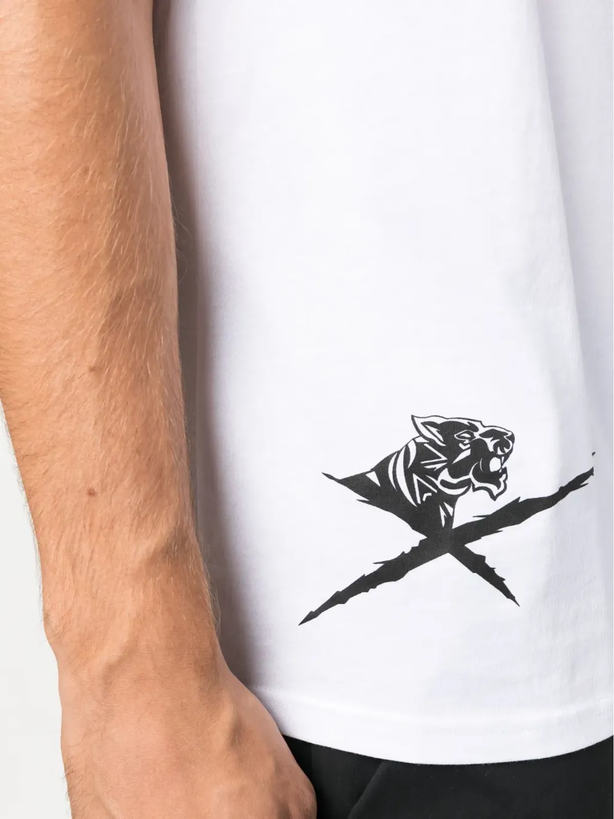 Plein Sport マルチロゴ コットン タンクトップ - ホワイト - 画像5
