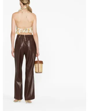 Agua By Agua Bendita Nardo Clementina 花柄プリント クロップトップ - サムネイル4