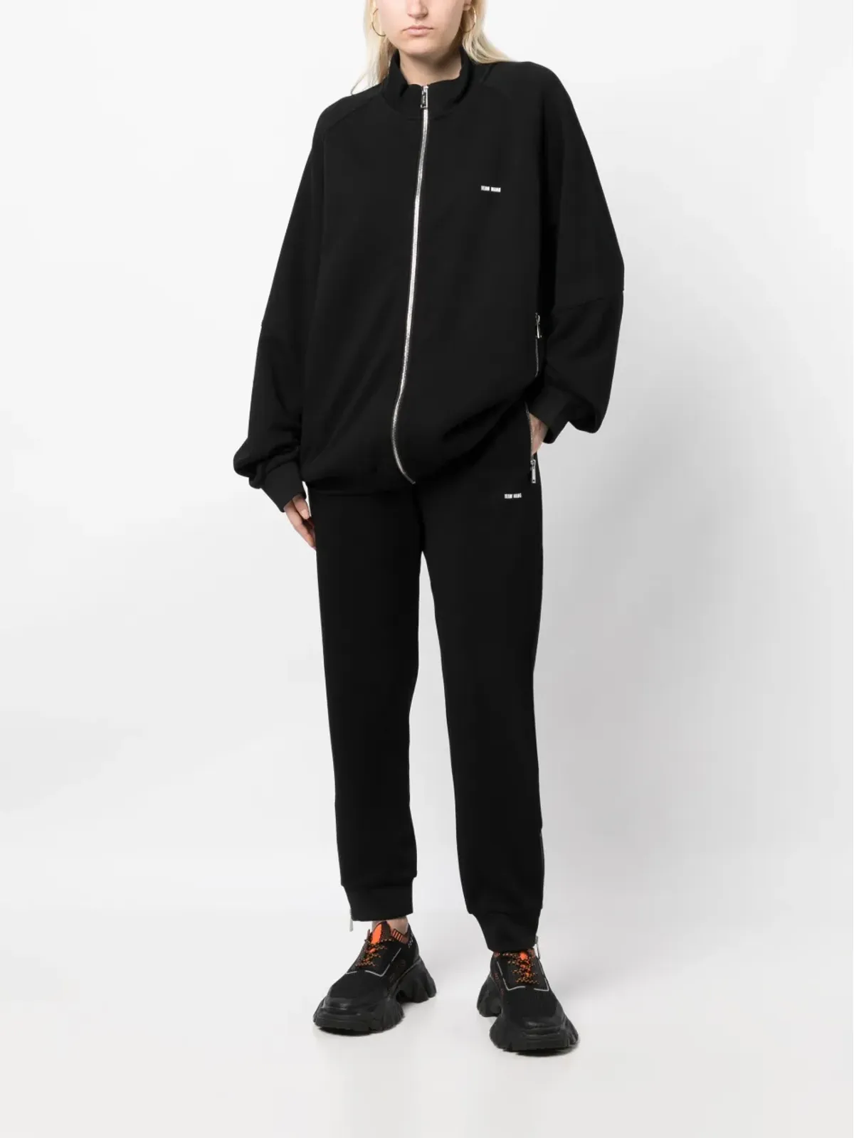 TEAM WANG design ロゴ刺繍入り トラックジャケット - 画像3