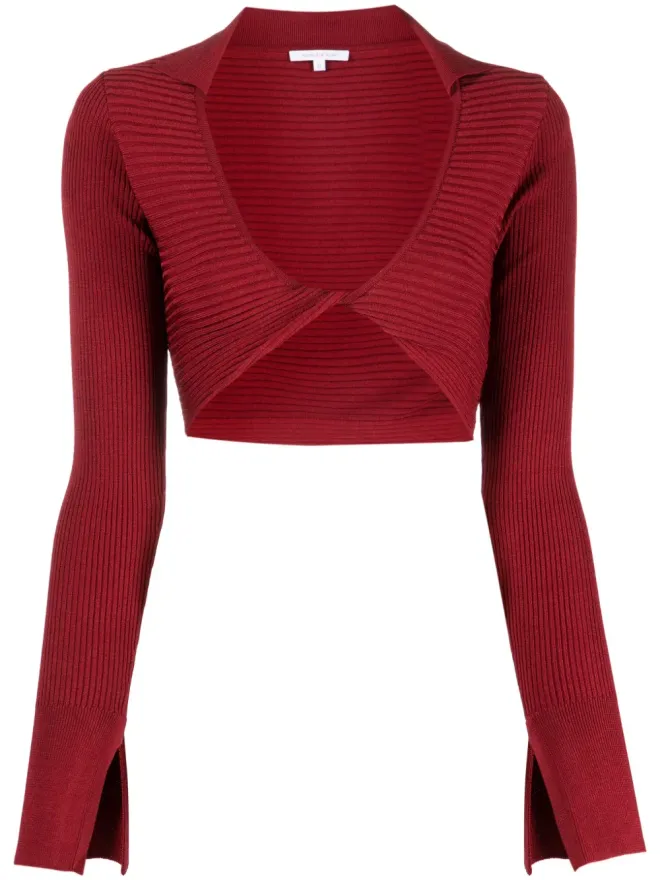 Patrizia Pepe Patrizia Pepe スクープネック長袖トップの商品画像