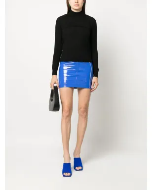Patrizia Pepe 長袖カットアウトウールTシャツ ブラック - サムネイル2