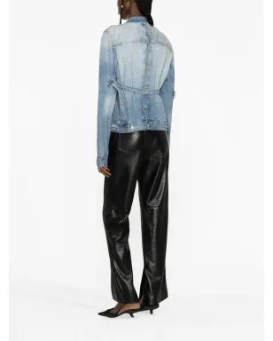 Courrèges ストラップ付きデニムジャケット - サムネイル3