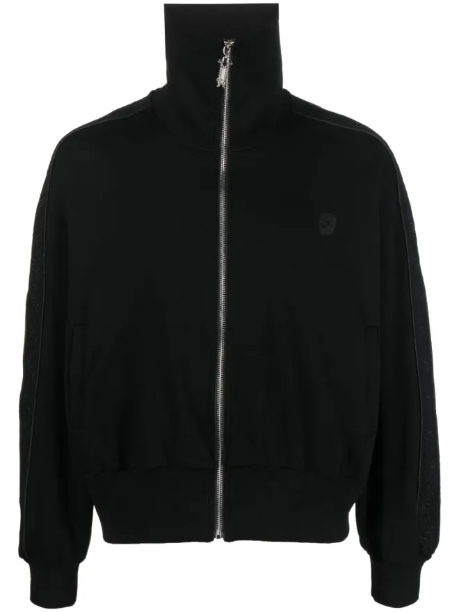 Youths In Balaclava Youths In Balaclava ロゴ刺繍ジップアップスウェットシャツの商品画像