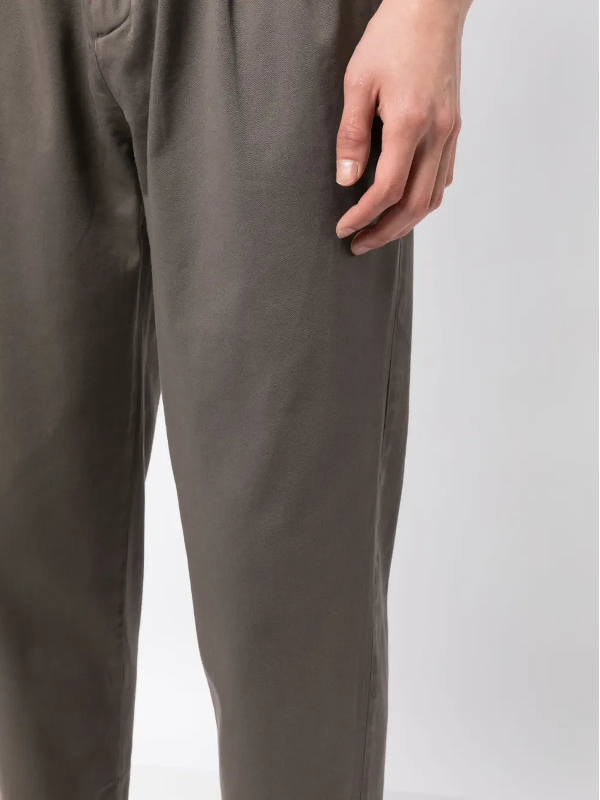 Cruciani ストレートレッグプリーツパンツ - ブラウン - 画像5