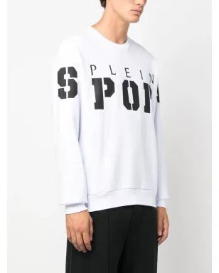 Plein Sport LS ロゴプリント コットン スウェットシャツ - サムネイル3