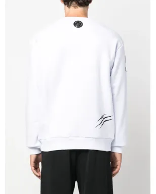 Plein Sport LS ロゴプリント コットン スウェットシャツ - サムネイル4