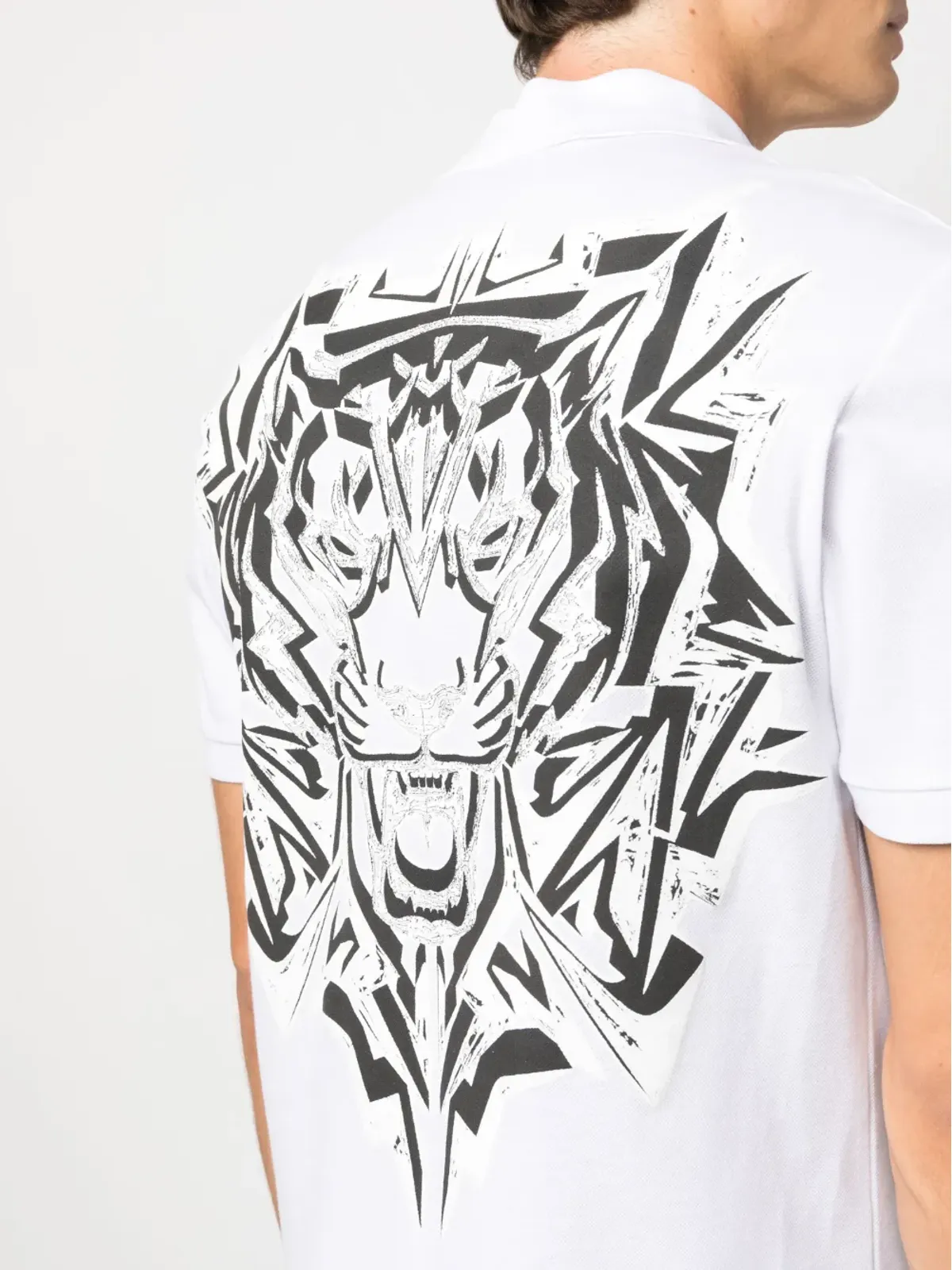 Plein Sport SS Thunder Tiger コットンポロシャツ - 画像5