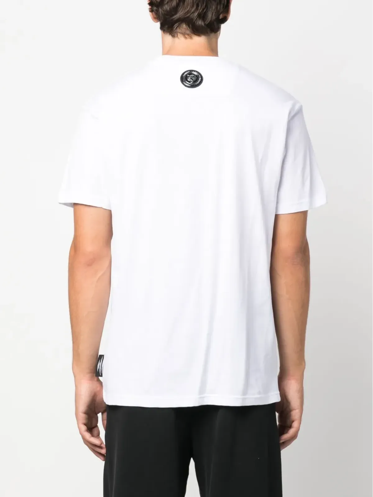 Plein Sport SS Chrome Tiger コットンTシャツ（ホワイト） - 画像4