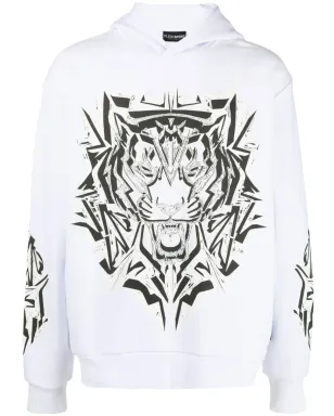 Plein Sport Thunder Tiger graphic-print hoodie - サムネイル1