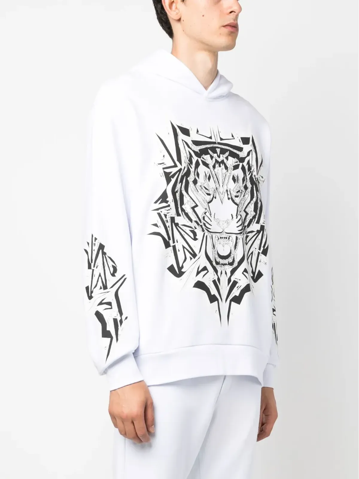 Plein Sport Thunder Tiger graphic-print hoodie - 画像3
