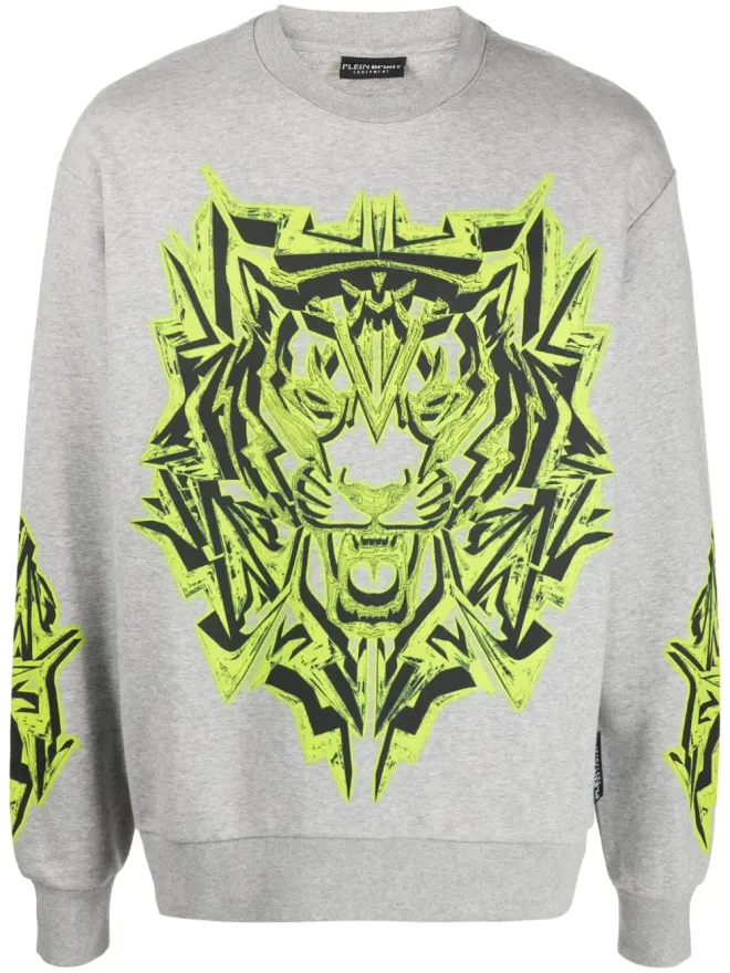 Plein Sport Plein Sport Thunder Tiger コットン混紡 スウェットシャツの商品画像