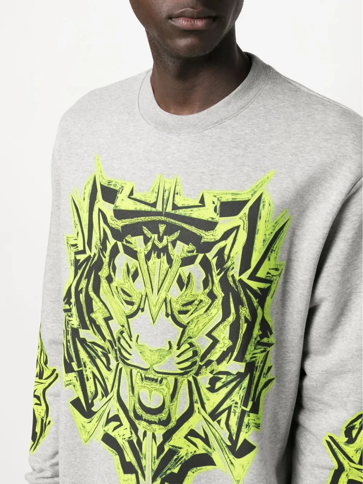 Plein Sport Thunder Tiger コットン混紡 スウェットシャツ - 画像5