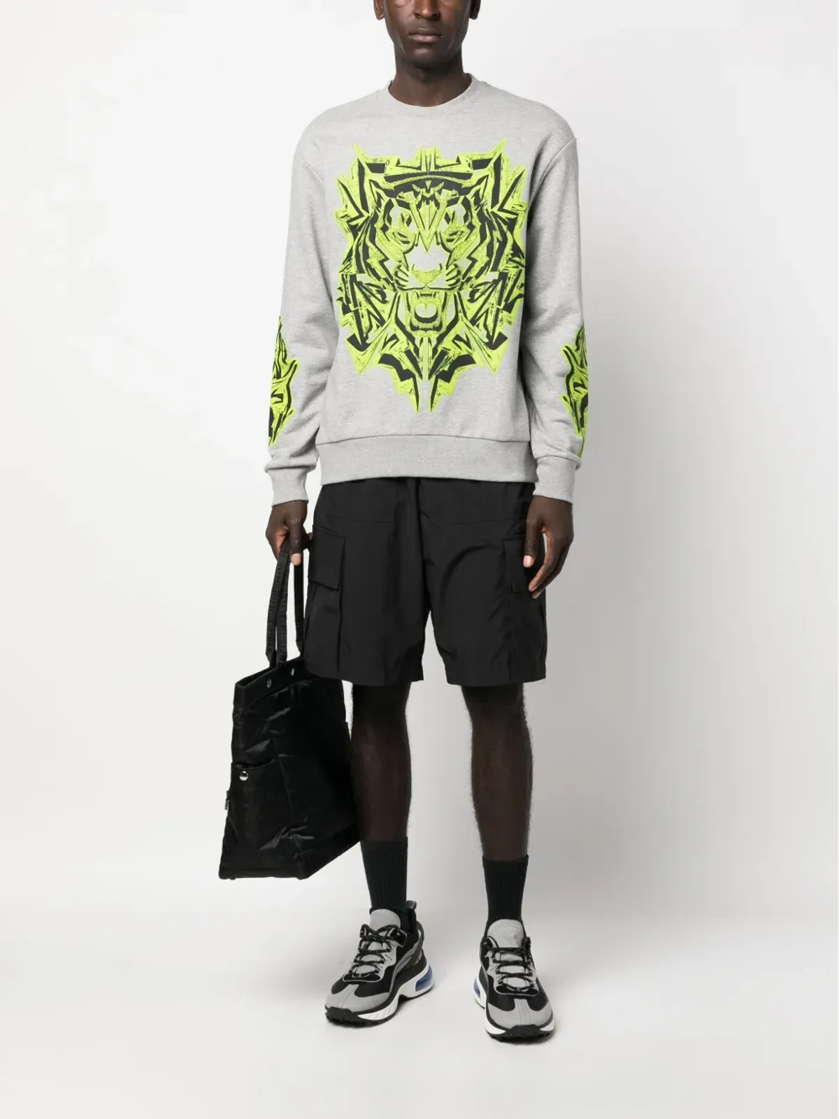 Plein Sport Thunder Tiger コットン混紡 スウェットシャツ - 画像2